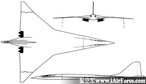 图-160 tu-160 早期方案